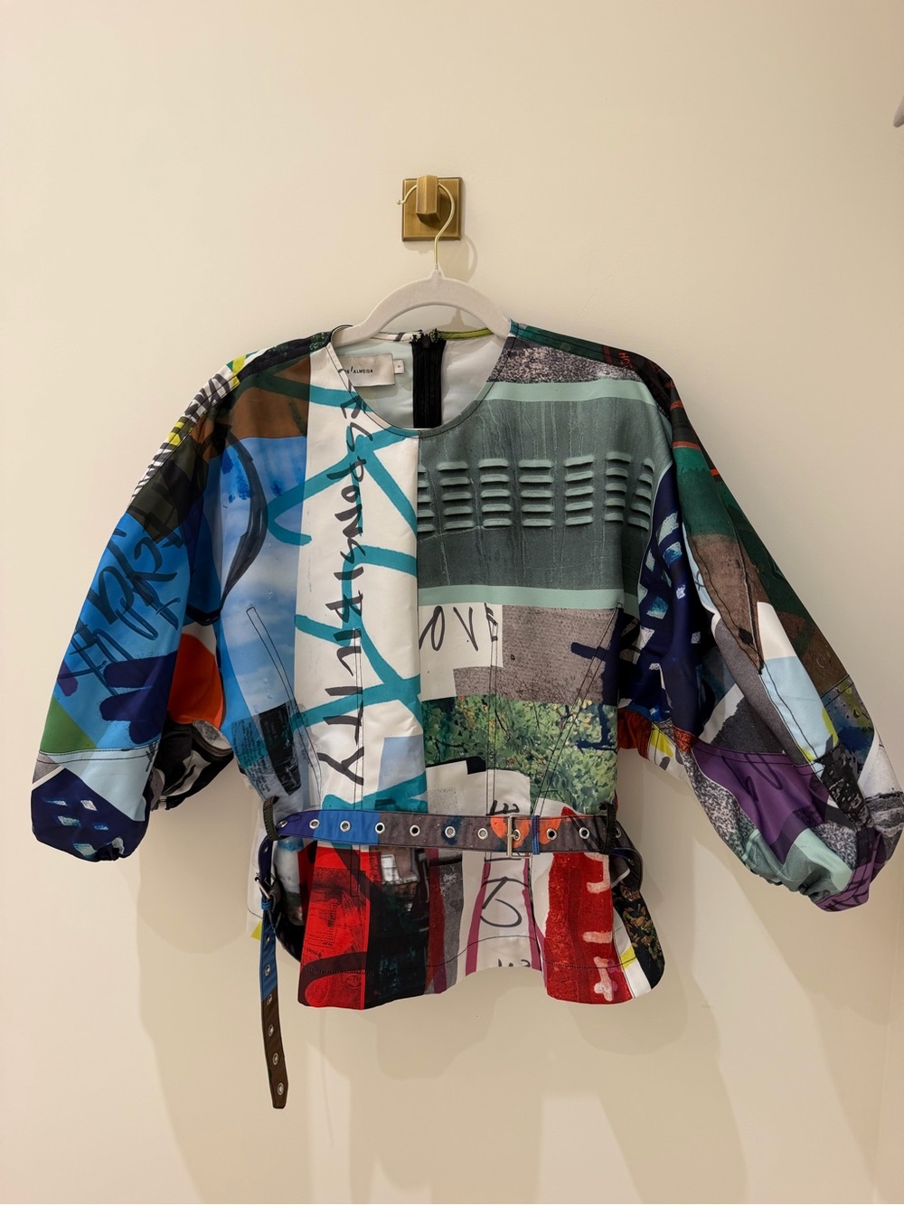 Marques Almeida Top with Belt - Multicolor